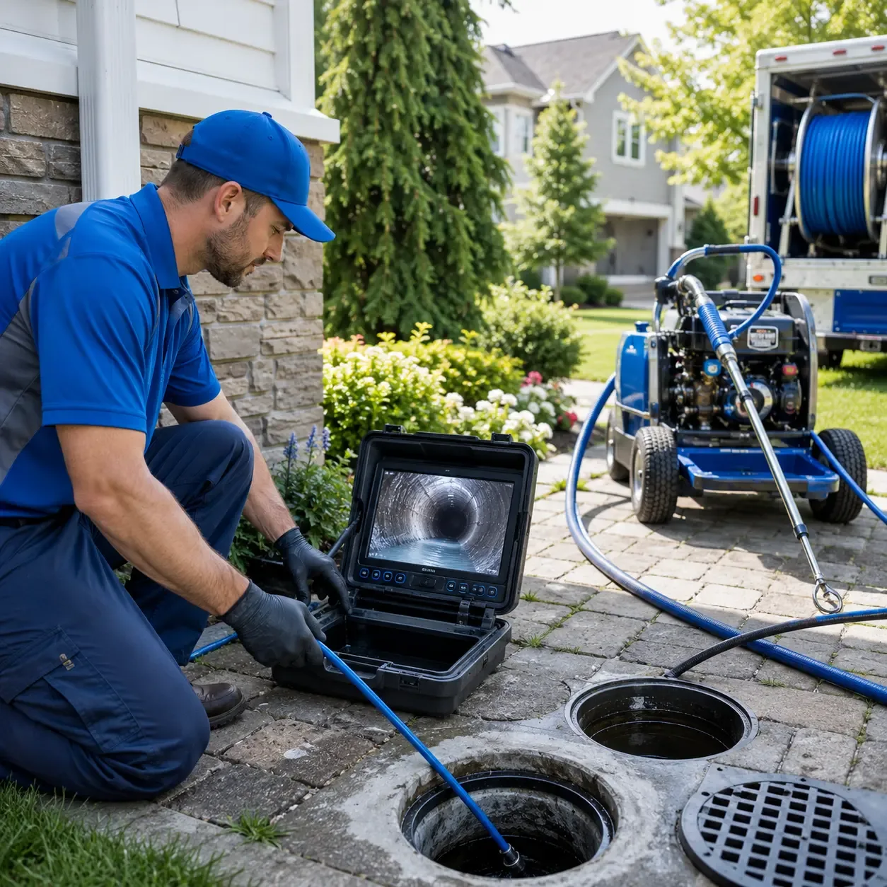 Outdoor drain cleaning professionals serving Bishop, VA